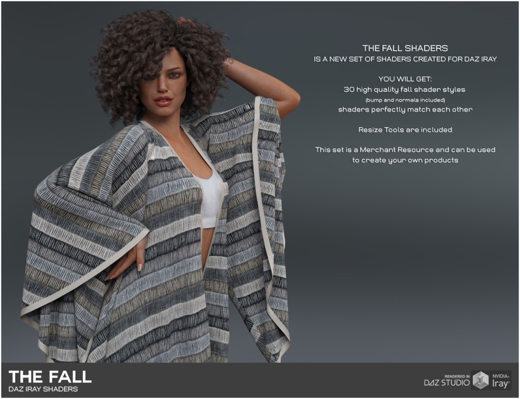 Daz Iray -  The Fall 2D Graphics 3D Figure Assets Merchant Resources Atenais