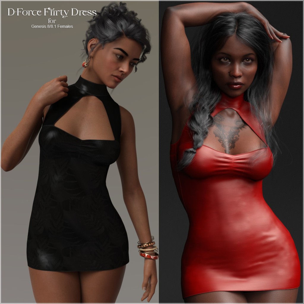 D-Force Flirty Dress for G8F and G8.1F