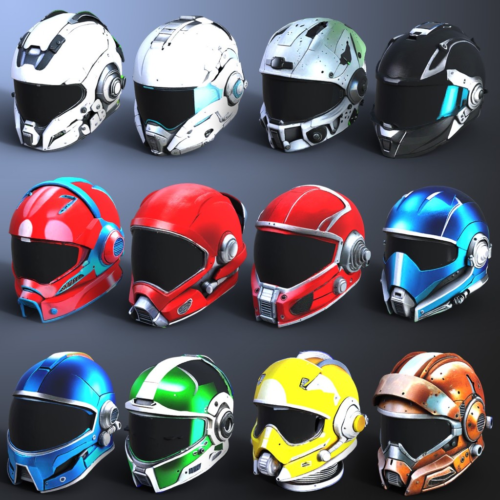 Futuristic Helmets