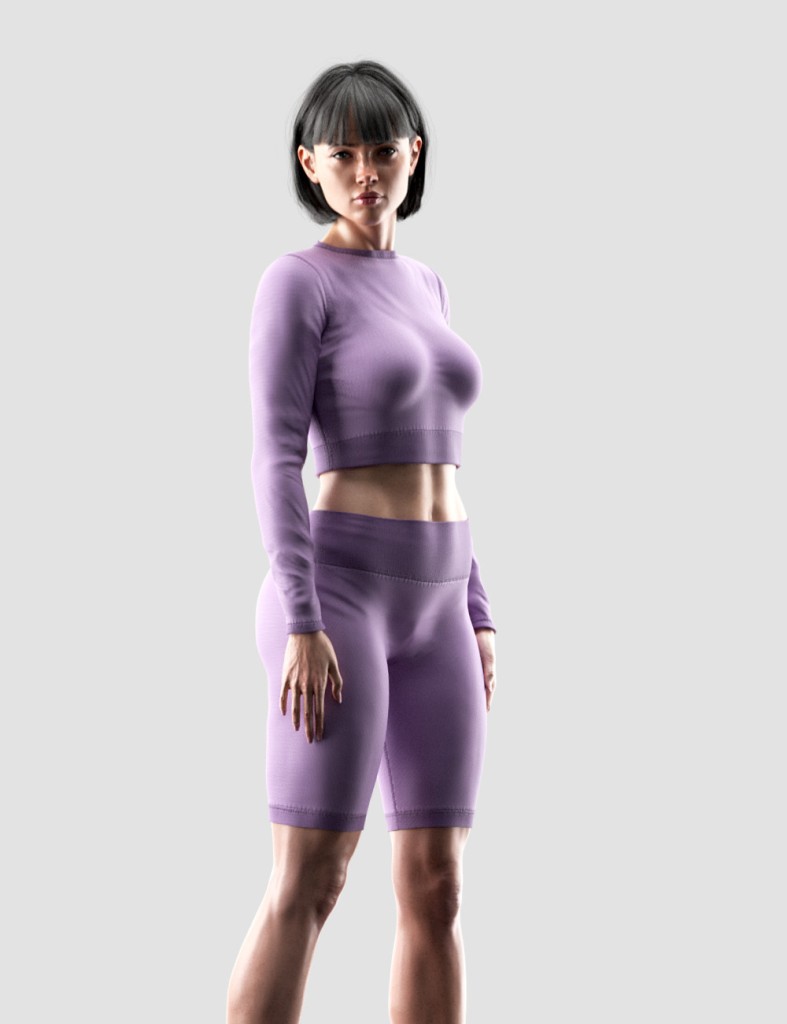 Peach Sports Outfit for Genesis 9