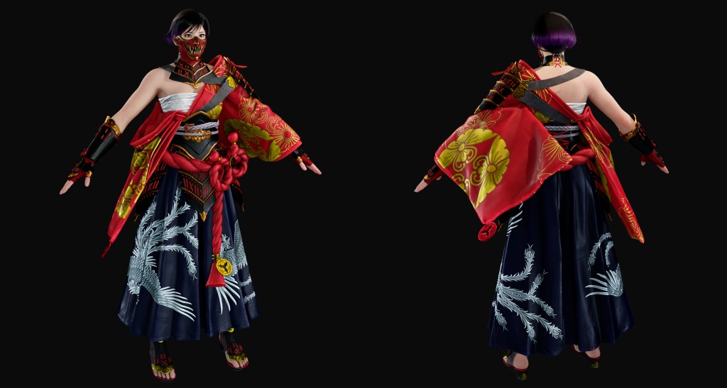 Tekken 8 Reina S2 Premium for Blender 3-4