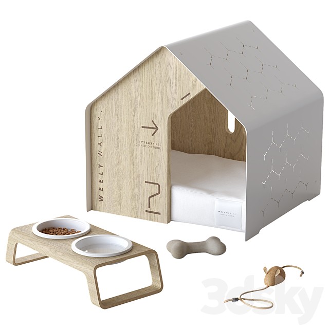 Pet house and accessories | Set 01