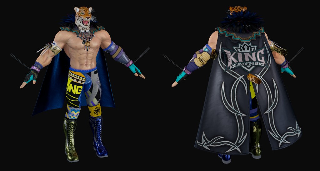 Tekken 8 King S1 Premium for Blender 3