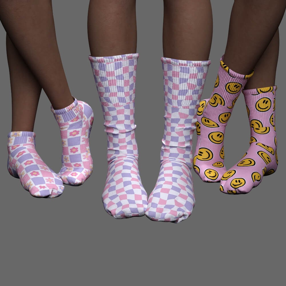 MS Female Cute Socks Set (G8F and G9