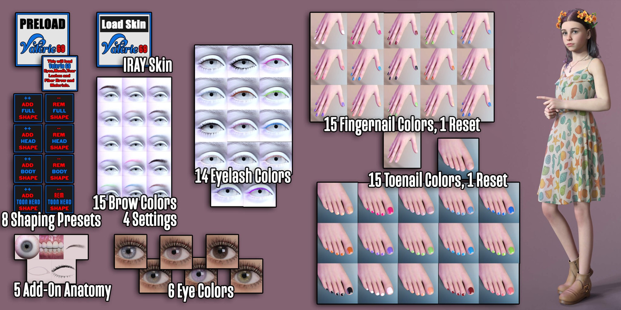 BG3D Valerie Bundle (G8 and G9)