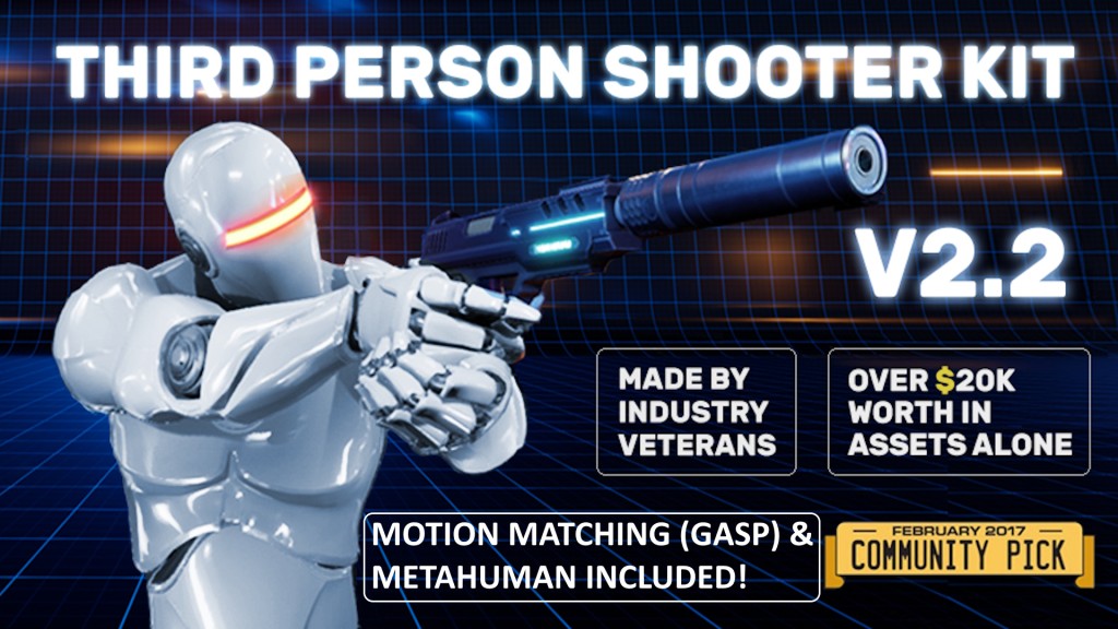 [UE5.5] Third Person Shooter Kit v2.1