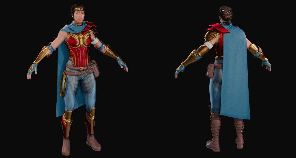 Wonder Woman (Suicide Squad) Premium for Blender 3-4