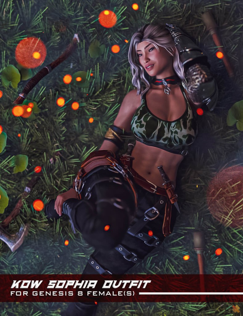 KoW Sophia Outfit for Genesis 8 Female
