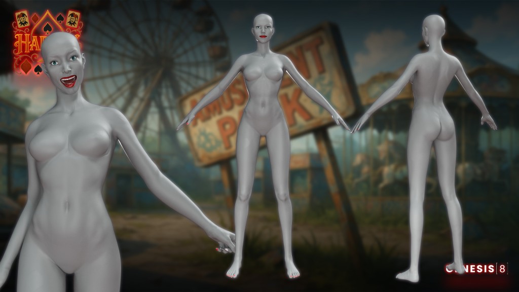 DCDL Harley Quinn Morphs for G8F