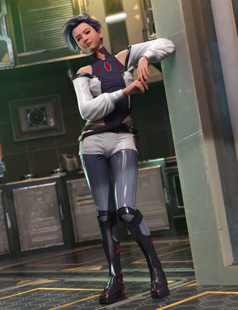 Cyberpunk Outfit for Genesis 9