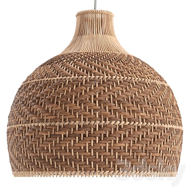 HQ Rattan Pendant Light Wicker Small