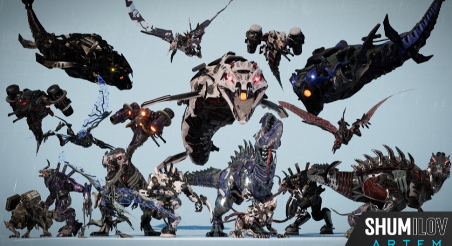 [UE5.0] SciFi Beasts Pack