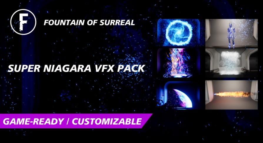 Super Niagara VFX Pack UE5.1