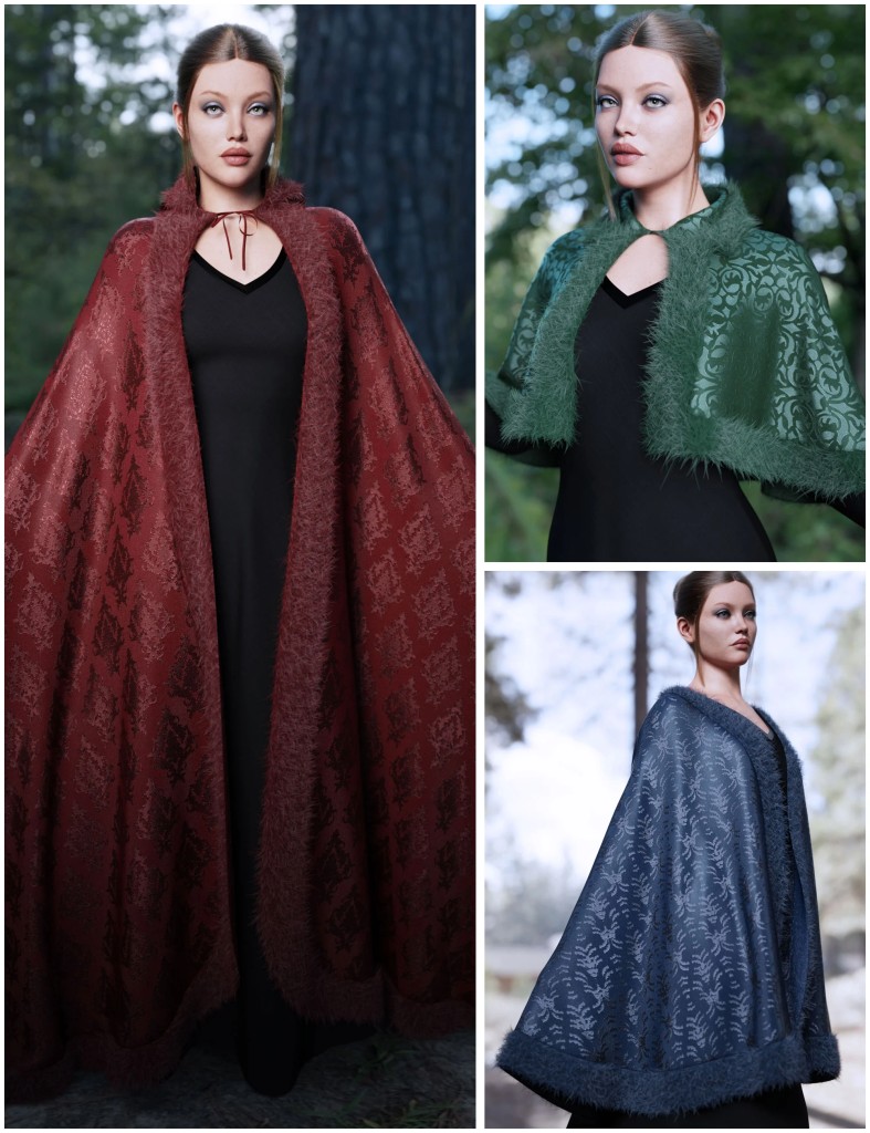 Texture Expansion for Capes Of Fantasy Winter Edition for Genesis 9