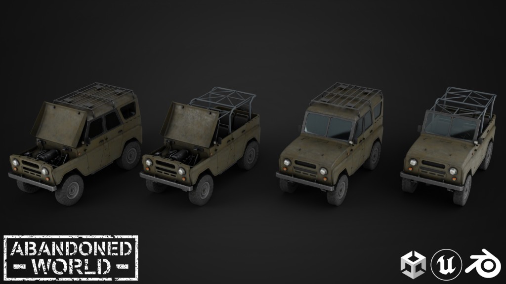 [UE4.19] Off-Road Vehicle
