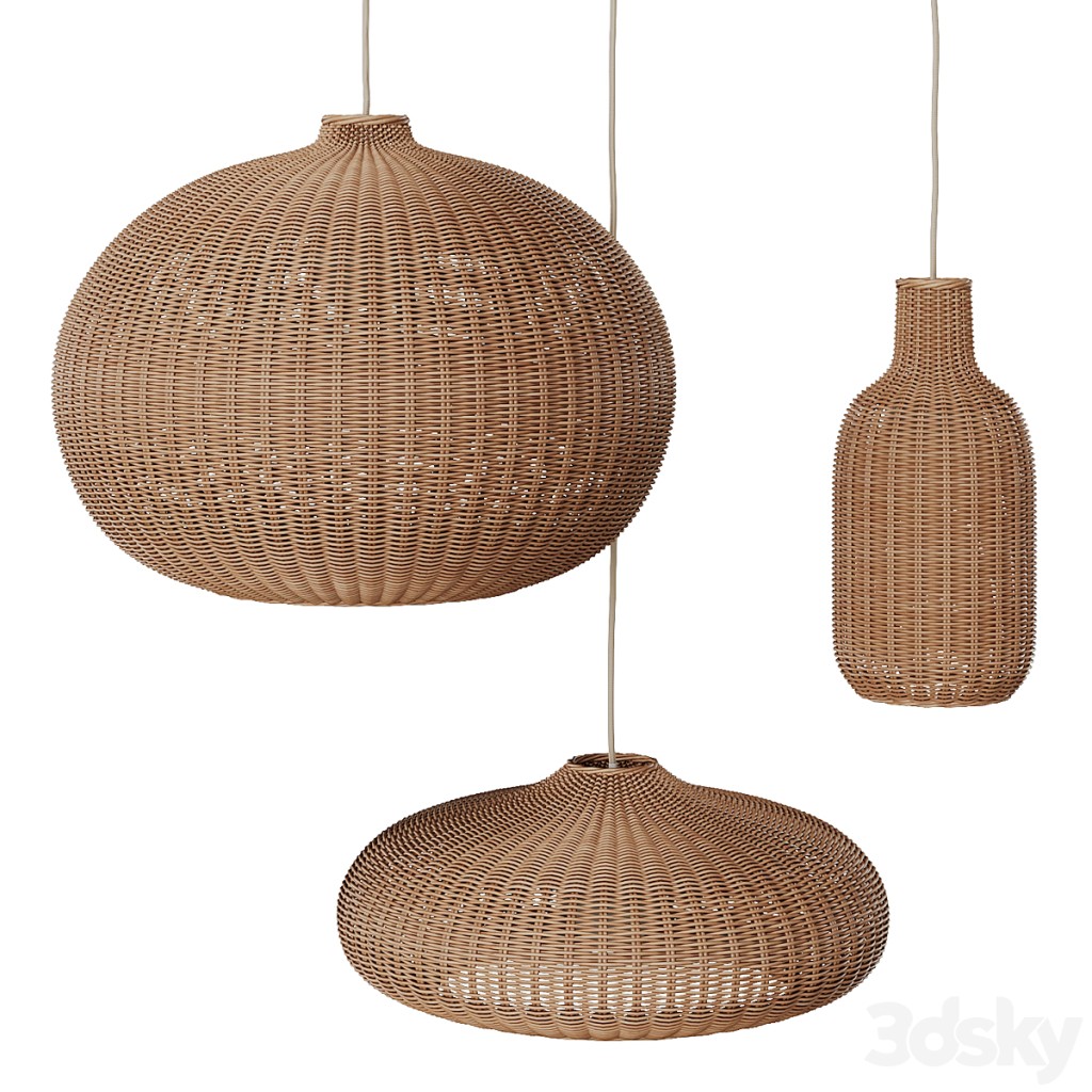 Braided lampshade by Fermliving