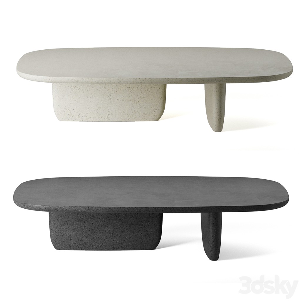 Small Tobi-Ishi outdoor table. B&B Italia