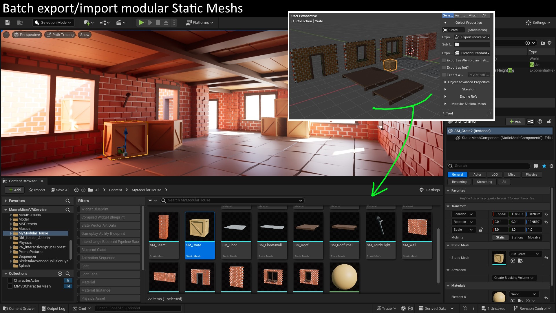 Blender For Unreal Engine