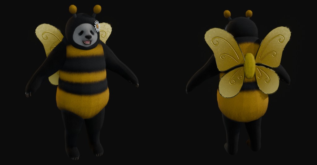 Tekken 8 Panda (Bee) Premium for Blender 4.x