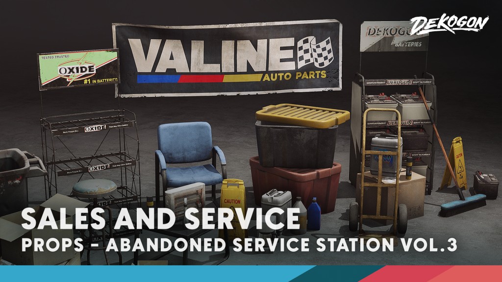 [UE5.1] Abandoned Service Garage - VOL.3 - Sales and Service