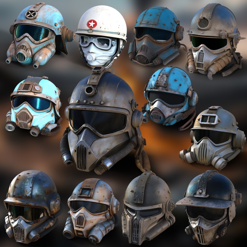 Post Apocalyptic Helmets
