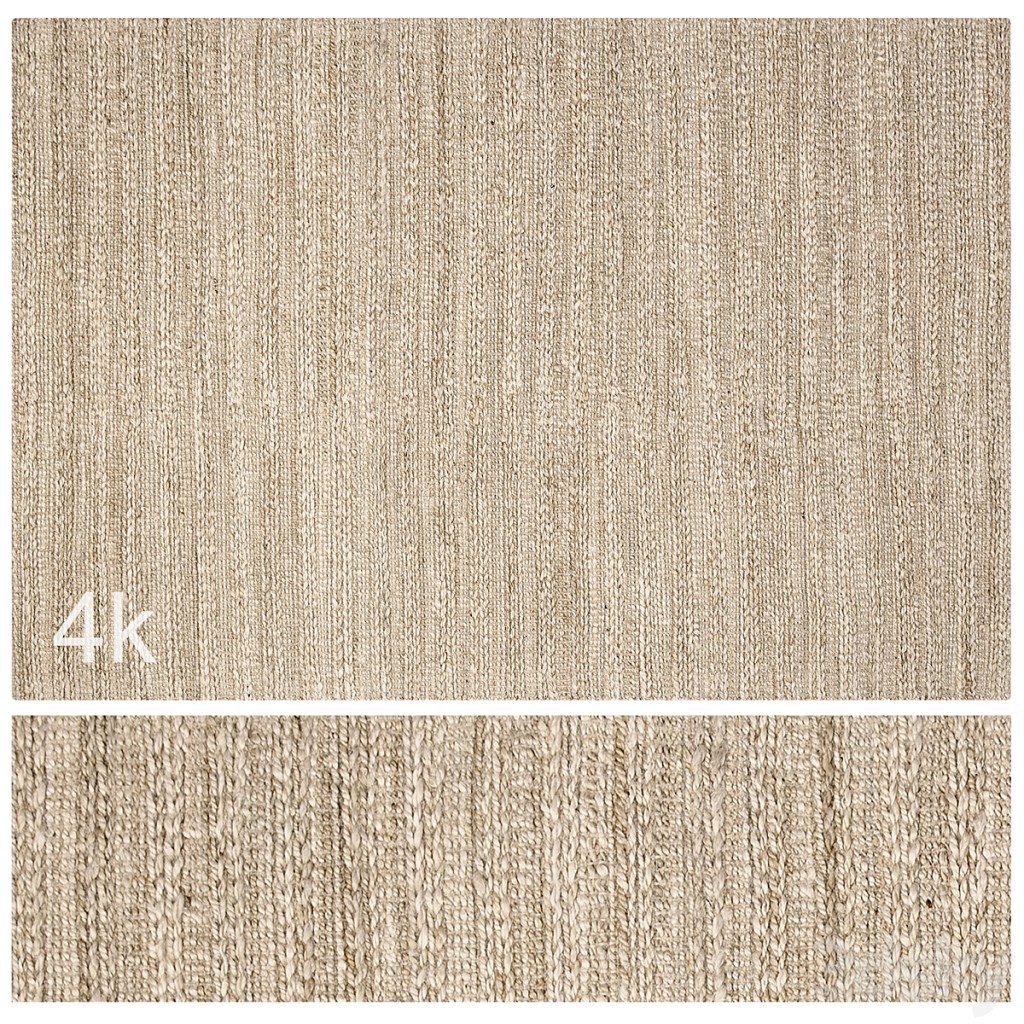 Carpet set 39 - Braided Jute / 4K