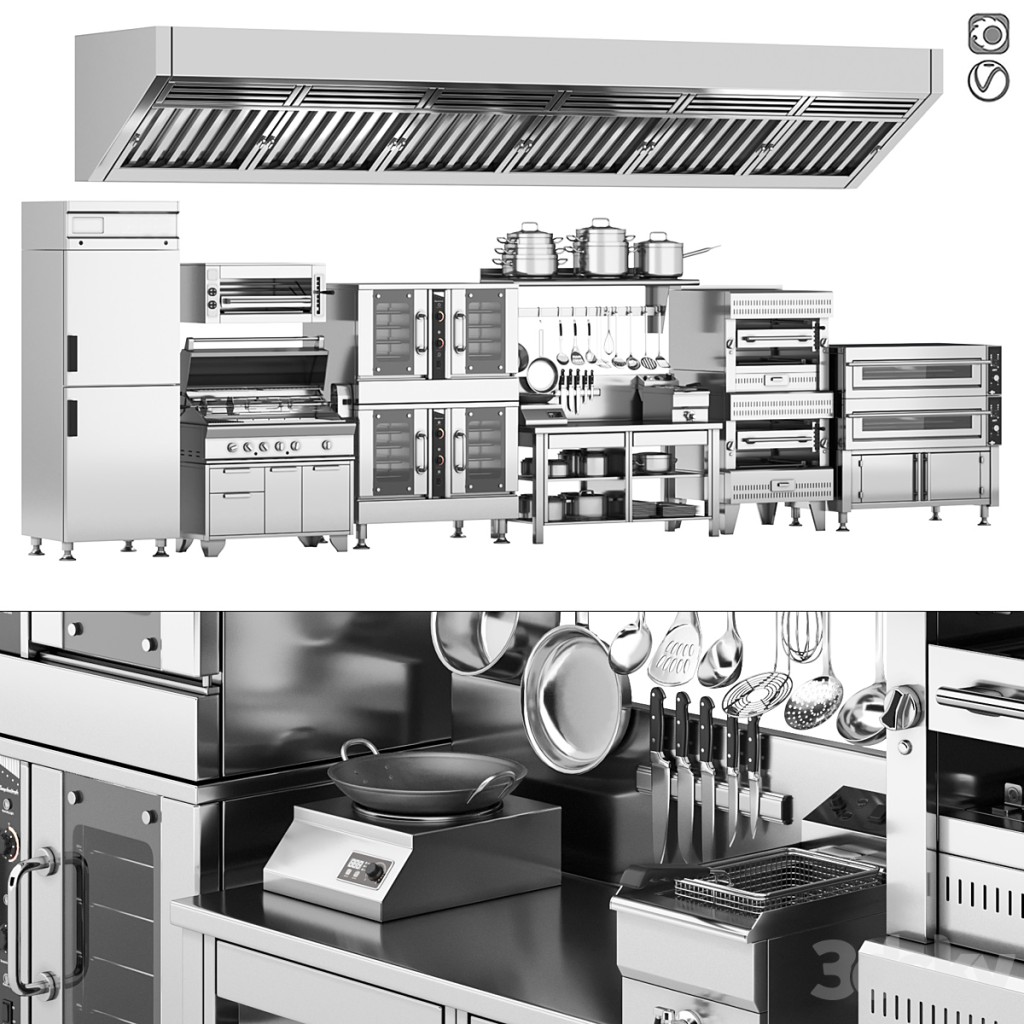 Set of equipment for cafes and restaurants 2