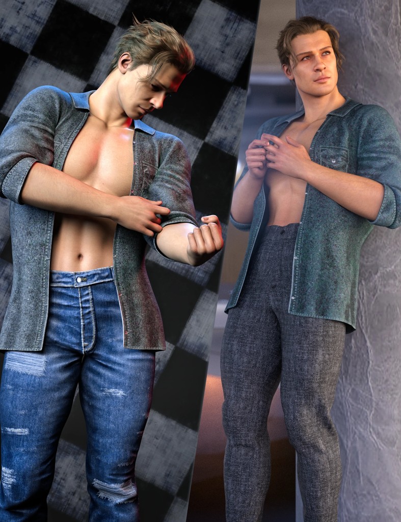 Z Rugged Male Shape and Pose Mega Set for Genesis 9 and 8 Male