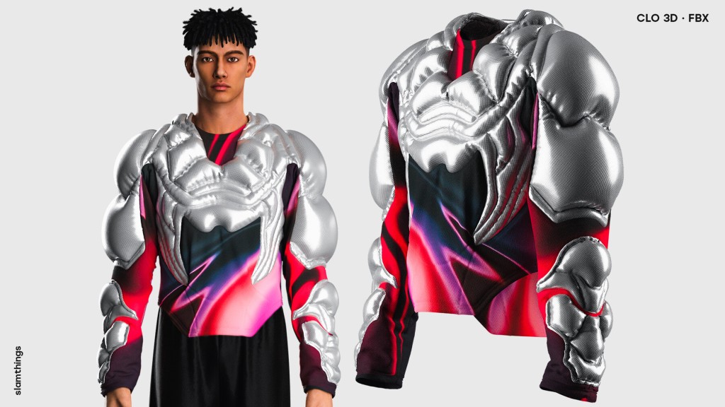 Streetwear Futuristic Sweater #020 - Clo 3D / Marvelous Designer + FBX / DIGITAL FASHION / HYPEBEAST / FUTURE FASHION / SCI-FI - PERSONAL