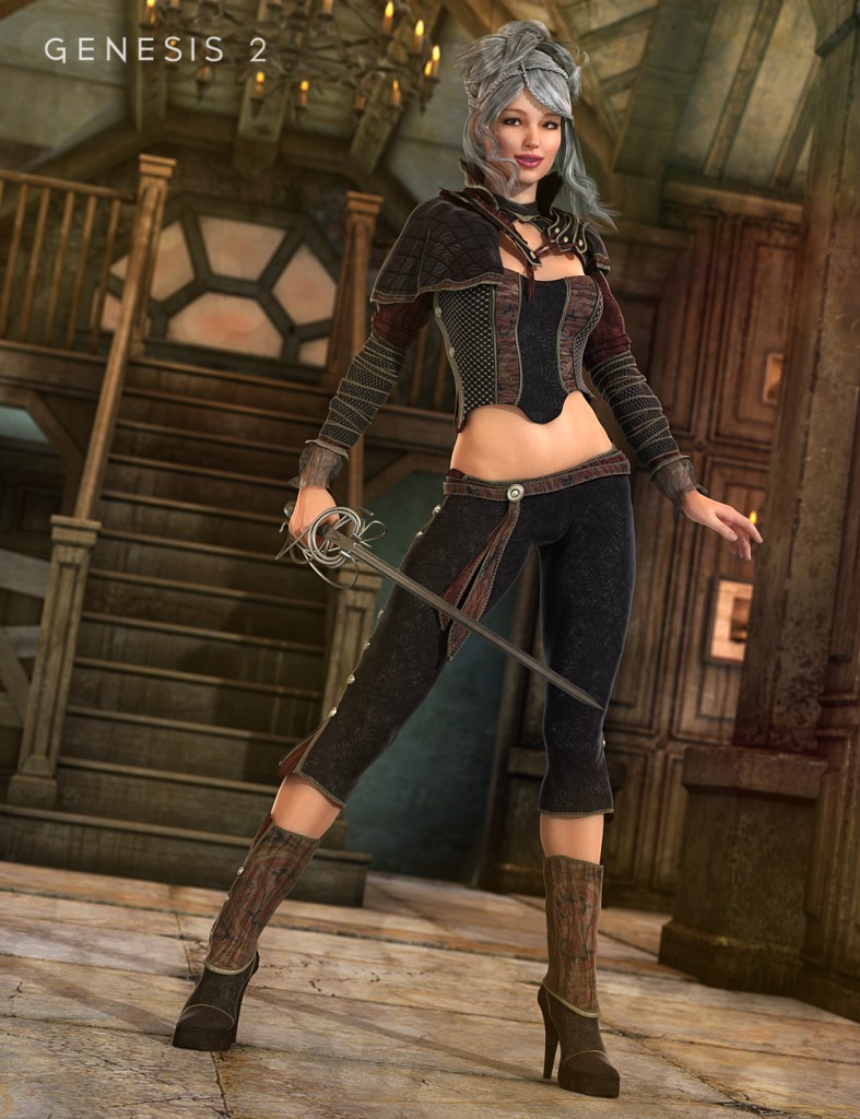 Sword Dancer Bundle for Genesis 2 Female(s)