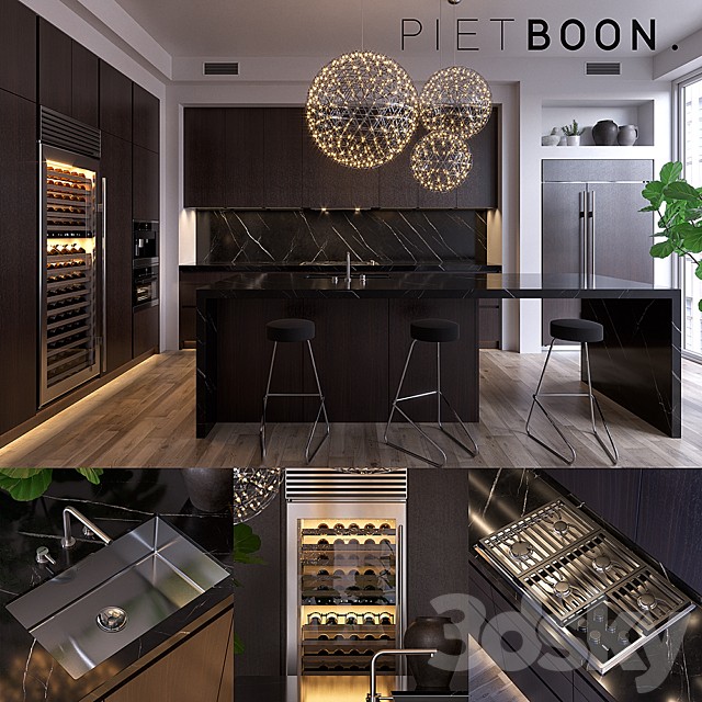 Kitchen Piet Boon SIGNATURE 2 (vray GGX, corona PBR)