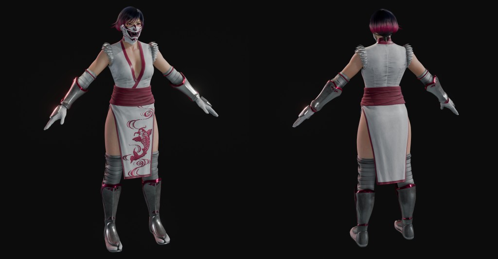 Tekken 8 Reina (Shinobi) Premium for Blender 4.x