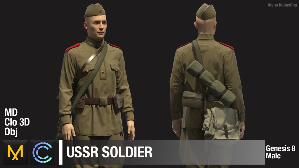 Marvelous Designer USSR Soldier Uniform