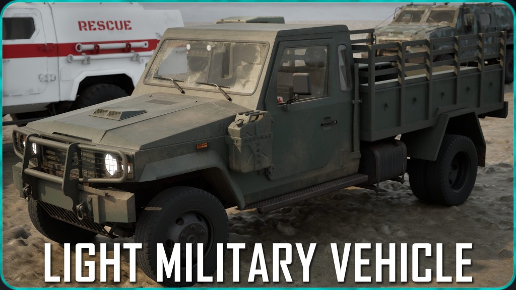 [UE5.0] Light Military Vehicle