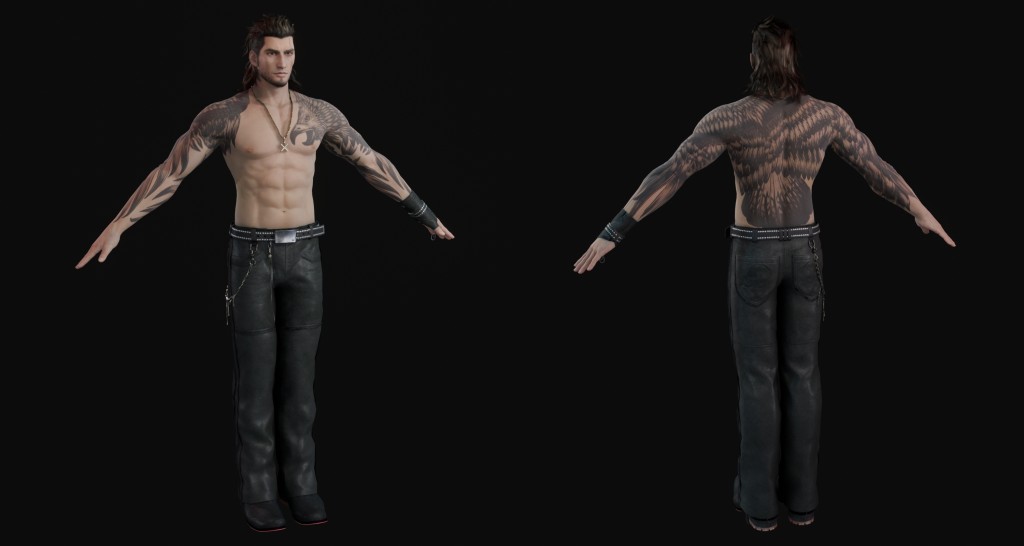 Gladio (Crownsguard Fatigues) Premium for Blender 4