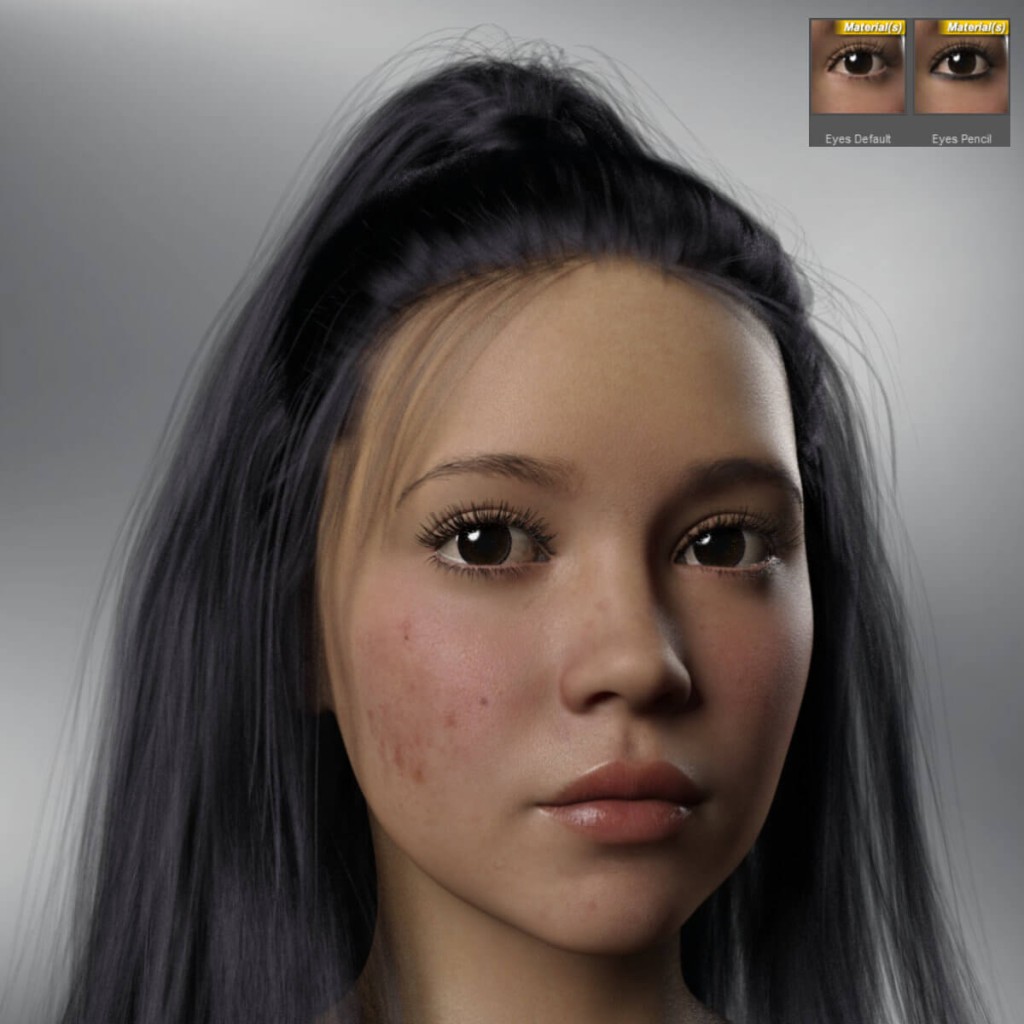 Shusani V4 High Quality Textures For G8.1 Female