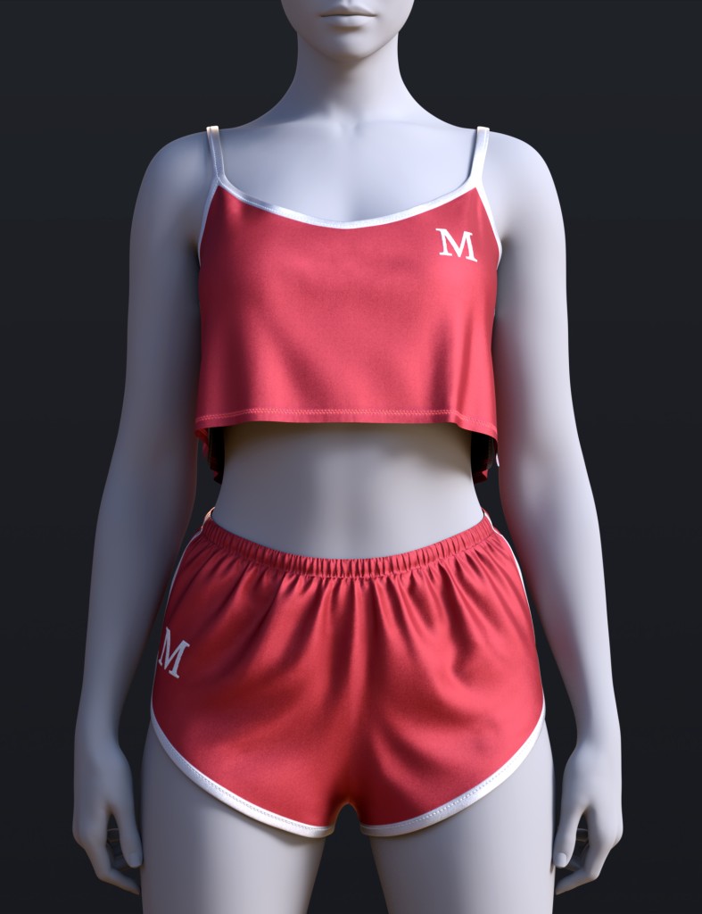 dForce BS Pajamas Set for Genesis 9