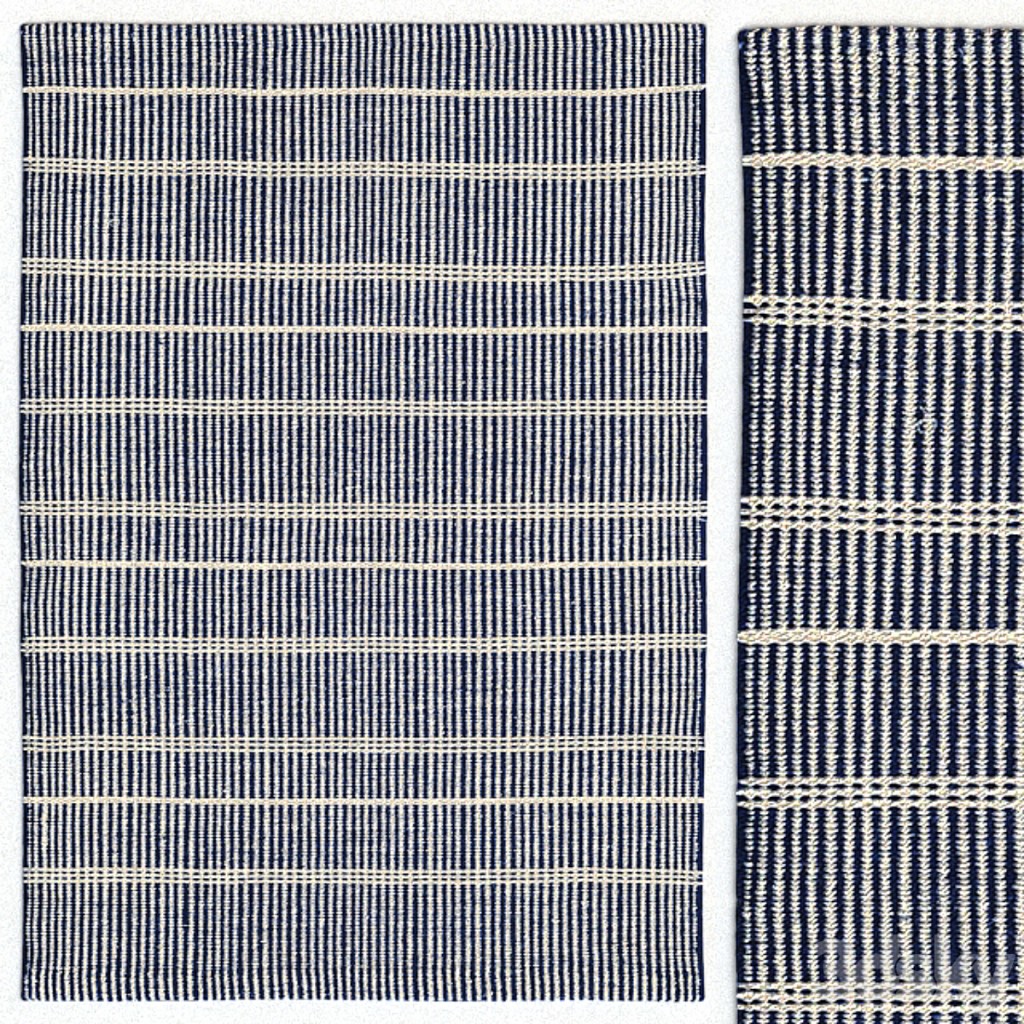 Dash & Albert Samson Navy Rug Carpet