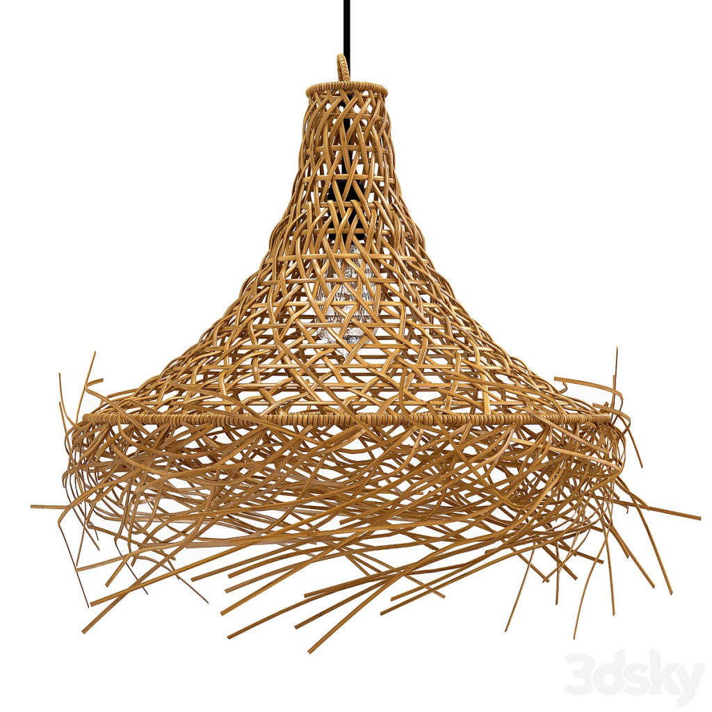 The Mykonos Pendant Natural Lamp