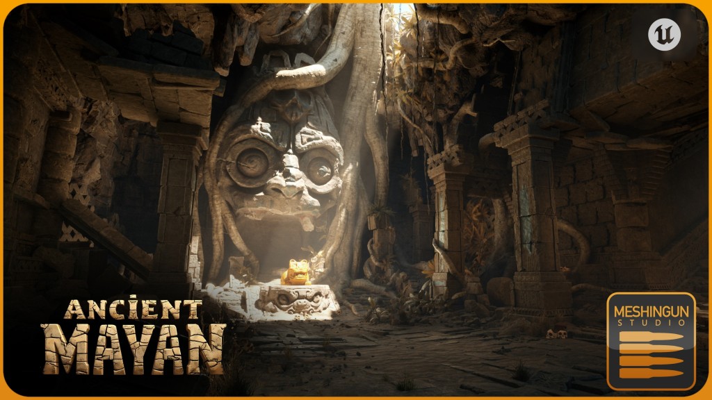 Ancient Mayan Ruins (Meshingun) UE5.2