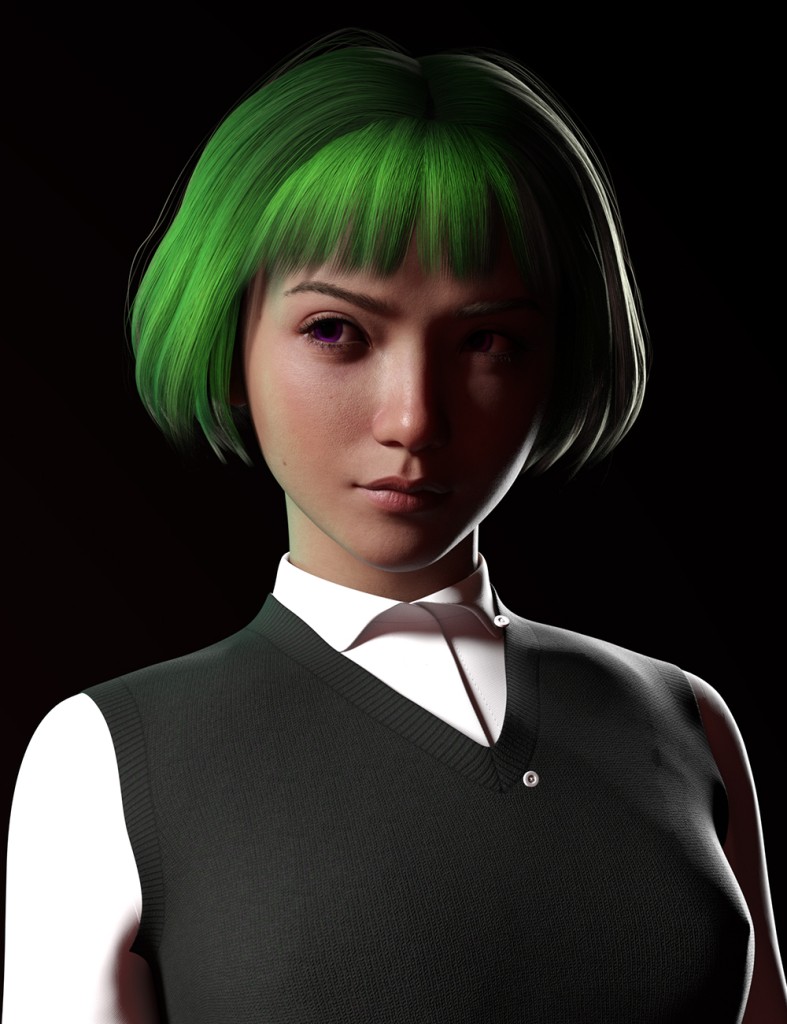 M3D Chic Bob Hair for Genesis 9
