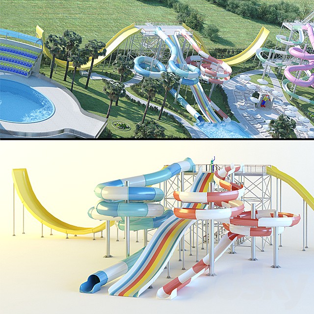 Water Slides: Wave Slide, Black Hole, Wide Slide, Raing Slide.