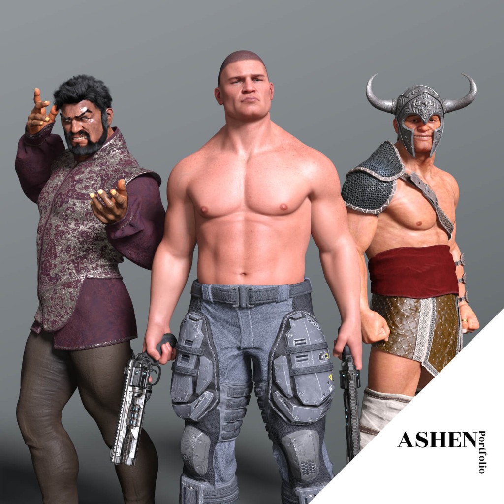 Kril Camedes Character Morph for G8M and 8.1M