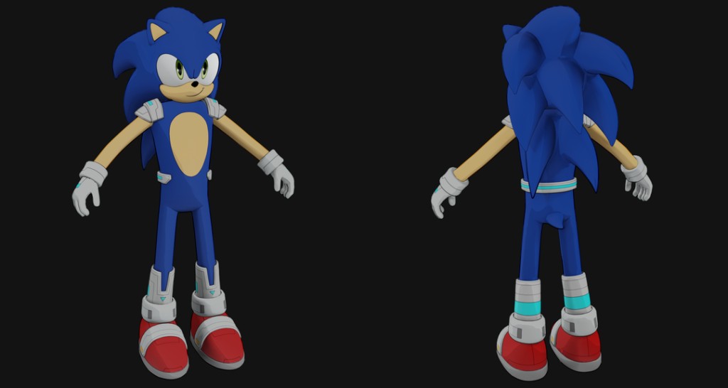 Sonic (Fortnite) Premium for Blender 5.x