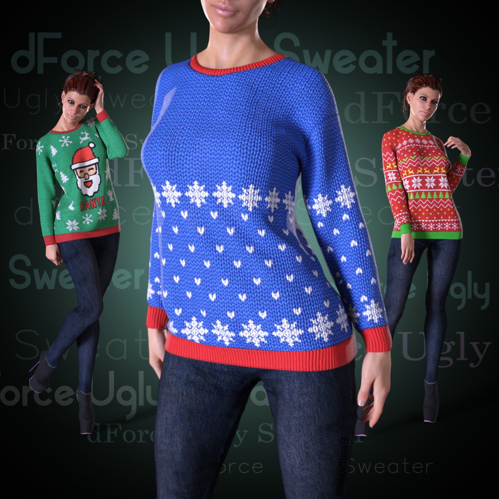 dForce Ugly Sweater for G8F