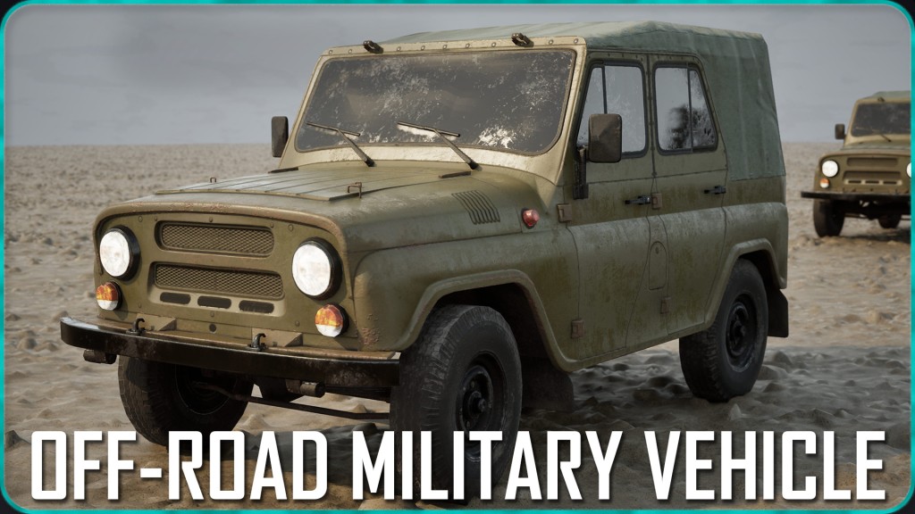 Off-Road Military Vehicle UE4.26