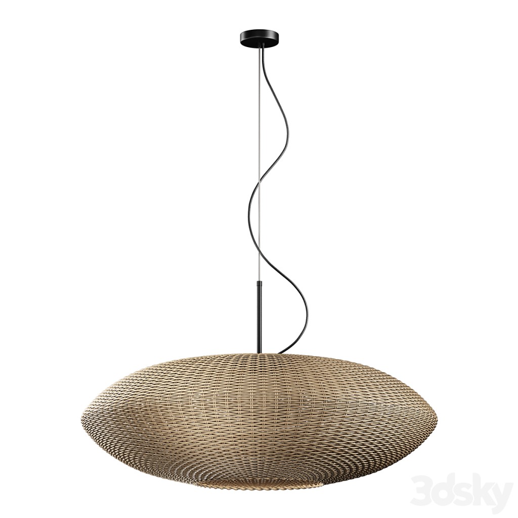 Antonym Rattan Pendant light by Bottega Intreccio