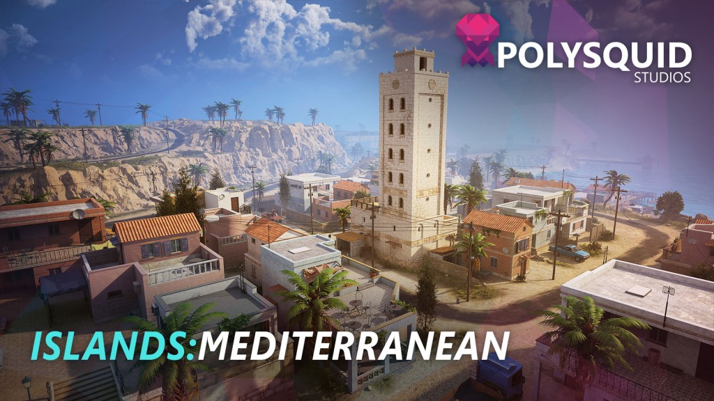 [UE5.1] Mediterranean Island Town and Army base