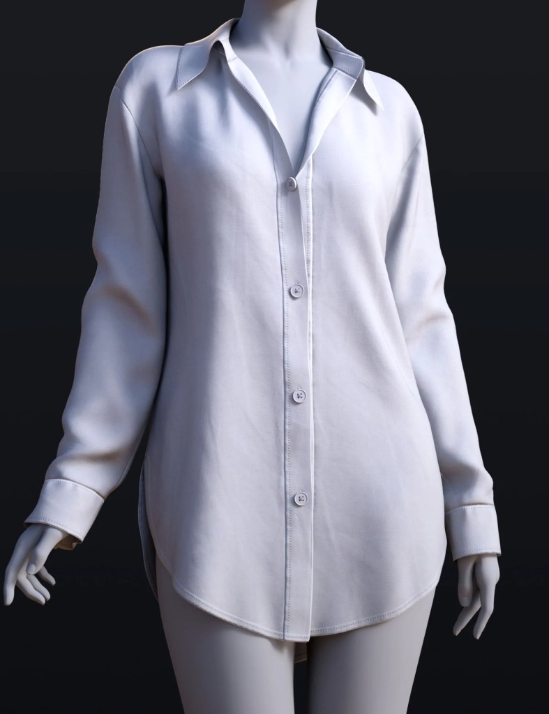 dForce BS Long Shirt for Genesis 9