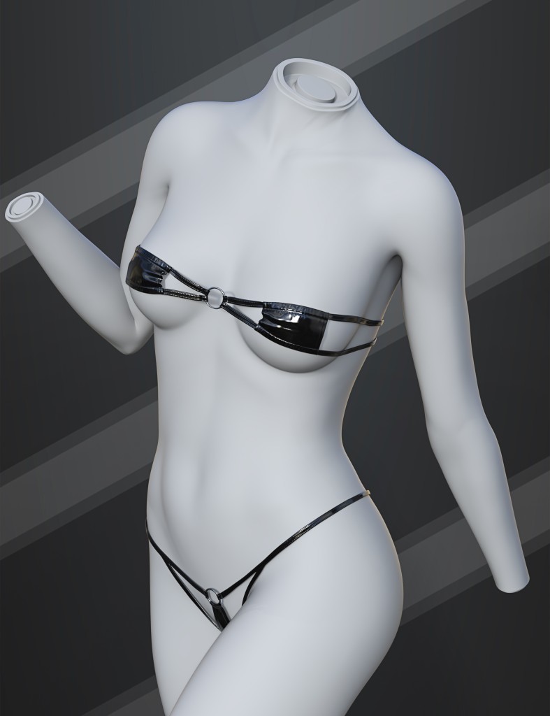 dForce SU Spicy Girl Bikini for Genesis 9, 8.1, and 8 Female